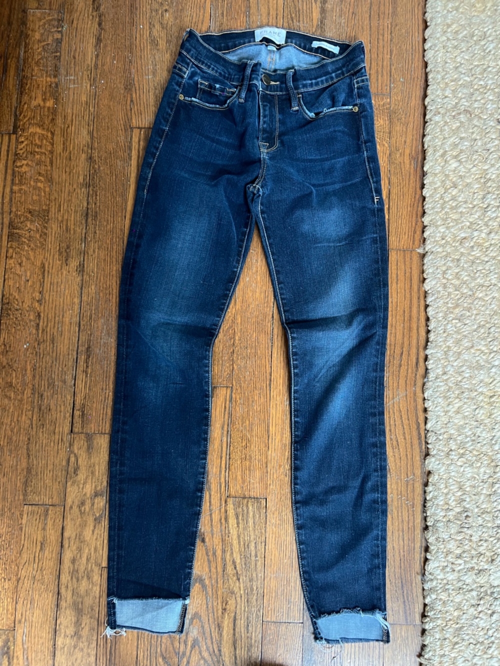 Frame Women’s Dark Blue Stretch Skinny Jeans